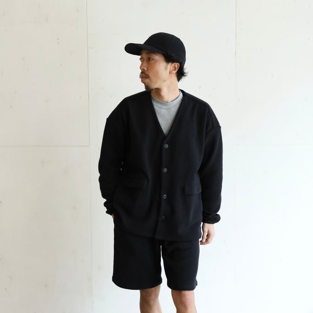 LOOSE CARDIGAN L/S W/PKT (THERMAL PRO) - BLACK