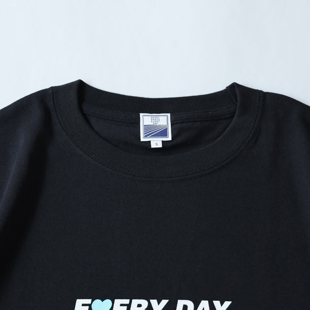 EVERY DAY THE DAY S/S T-SHIRTS - BLACK