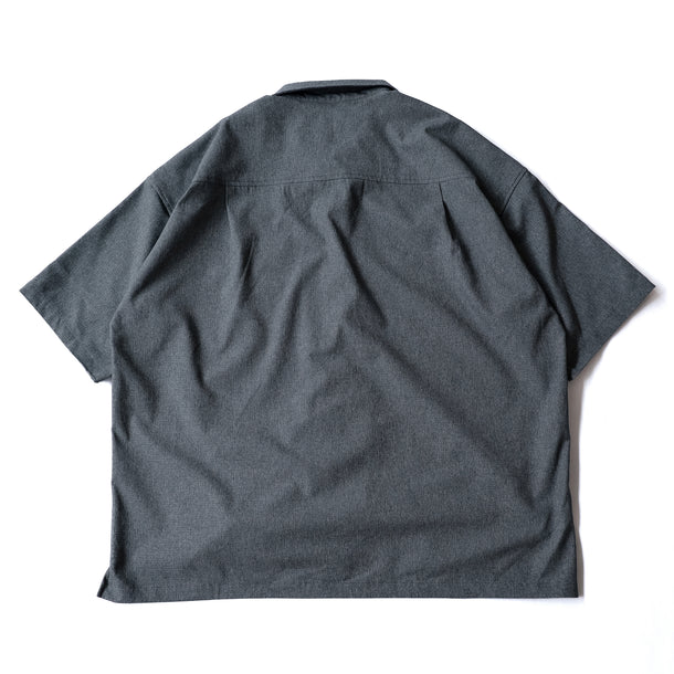 STRETCH COOL AIR S/S SHIRTS - CHARCOAL
