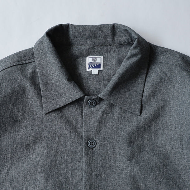 STRETCH COOL AIR S/S SHIRTS - CHARCOAL