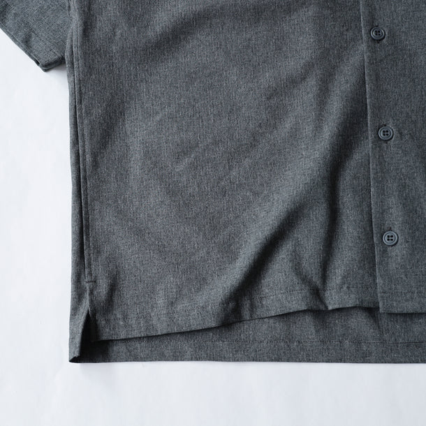 STRETCH COOL AIR S/S SHIRTS - CHARCOAL
