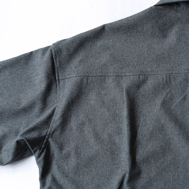 STRETCH COOL AIR S/S SHIRTS - CHARCOAL