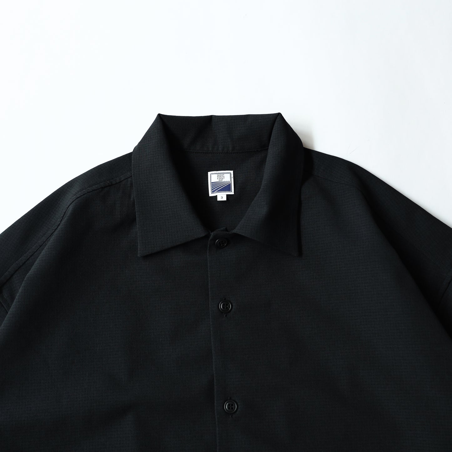 STRETCH COOL AIR S/S SHIRTS - BLACK