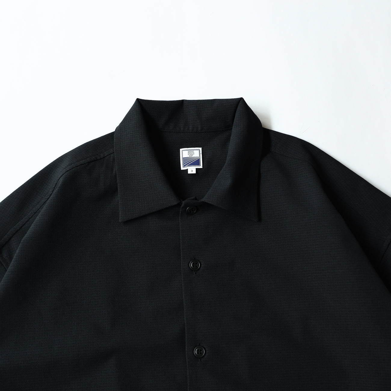 STRETCH COOL AIR S/S SHIRTS - BLACK
