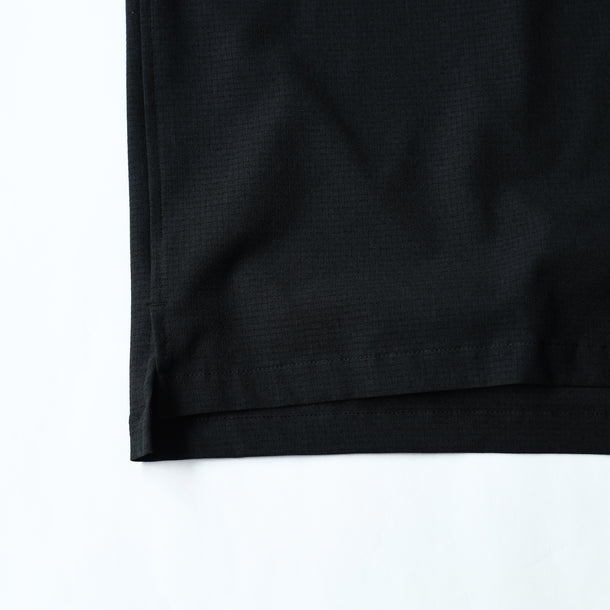 STRETCH COOL AIR S/S SHIRTS - BLACK