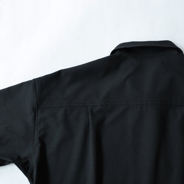 STRETCH COOL AIR S/S SHIRTS - BLACK