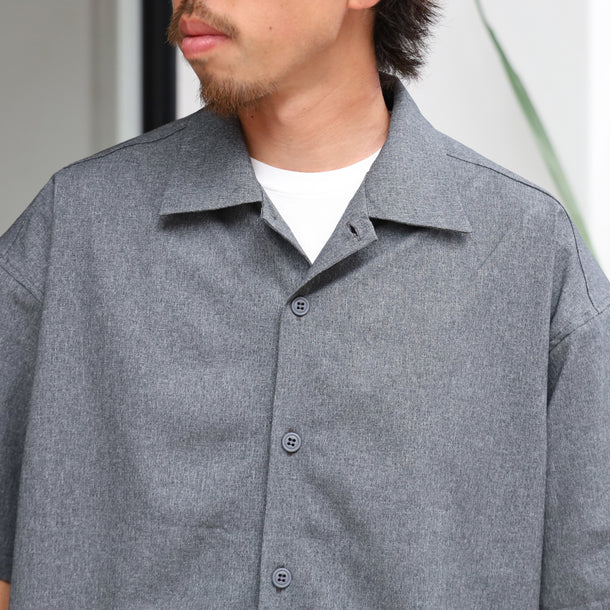 STRETCH COOL AIR S/S SHIRTS - CHARCOAL