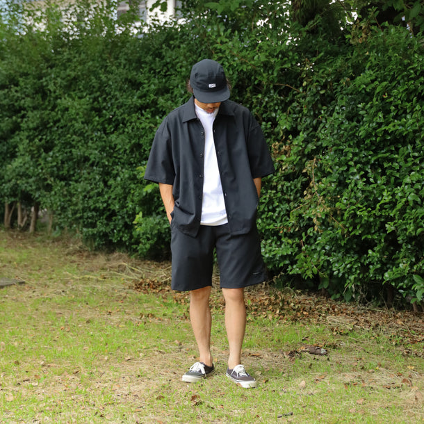 STRETCH COOL AIR S/S SHIRTS - BLACK
