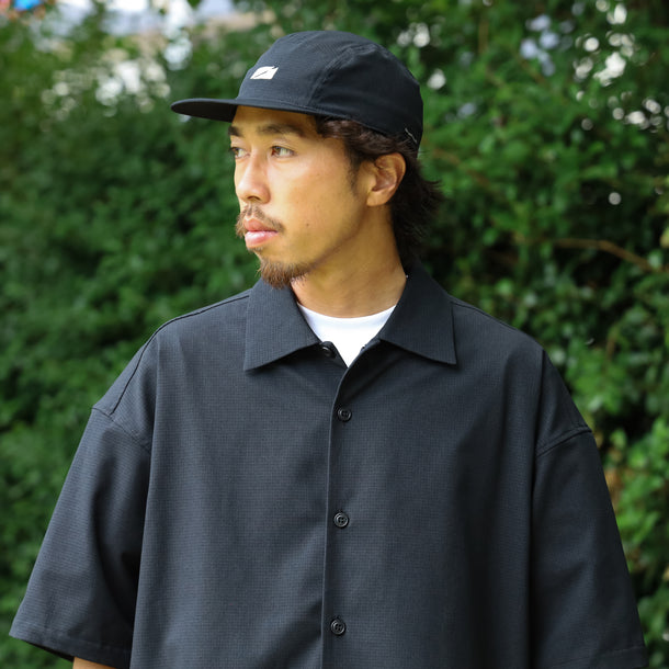 STRETCH COOL AIR S/S SHIRTS - BLACK