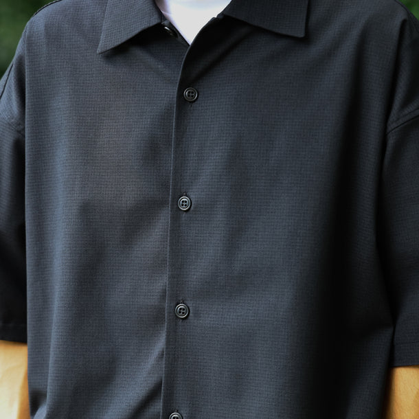 STRETCH COOL AIR S/S SHIRTS - BLACK