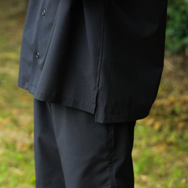 STRETCH COOL AIR S/S SHIRTS - BLACK