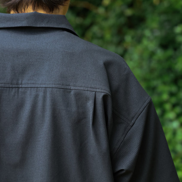 STRETCH COOL AIR S/S SHIRTS - BLACK