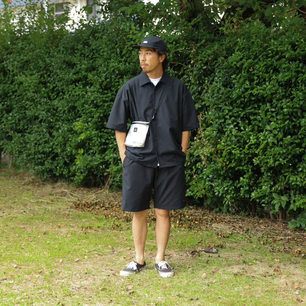 STRETCH COOL AIR S/S SHIRTS - BLACK