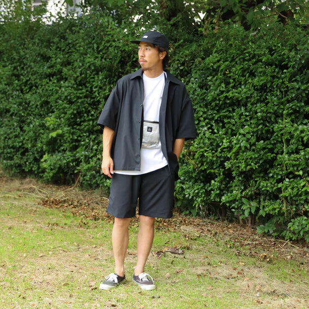 STRETCH COOL AIR S/S SHIRTS - BLACK