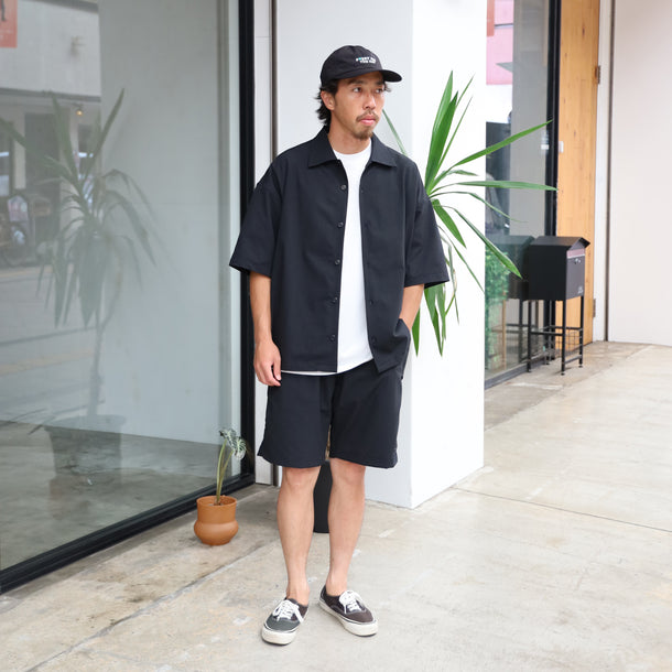 STRETCH COOL AIR S/S SHIRTS - BLACK