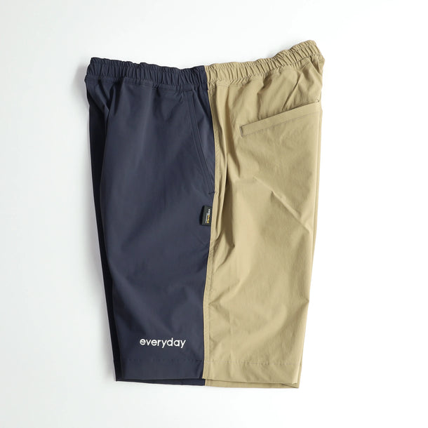 CORDURA 4WAY STRECH 2TONE RELAX TAC SHORTS - NAVY×BEIGE