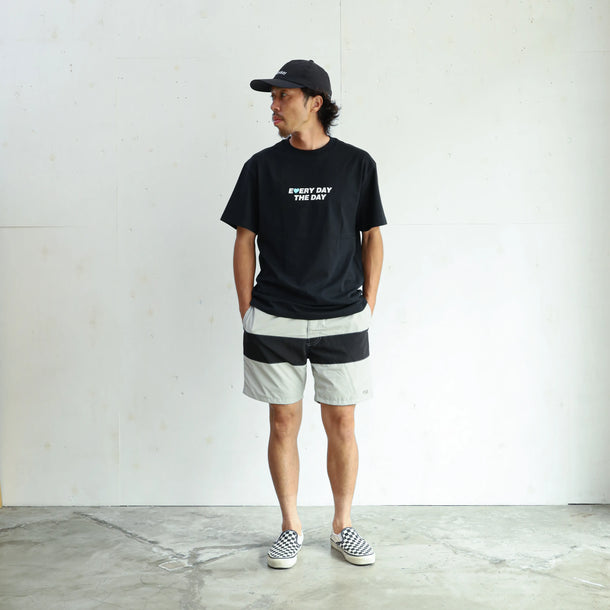 仙台育英セブンズ短パン COAST Ⅱ CENTER LINE - GRAY×BLACK | Short pants every day