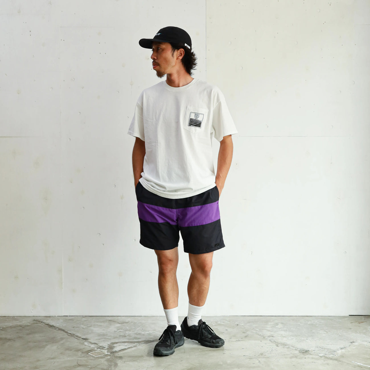 COAST Ⅱ CENTER LINE - BLACK×PURPLE