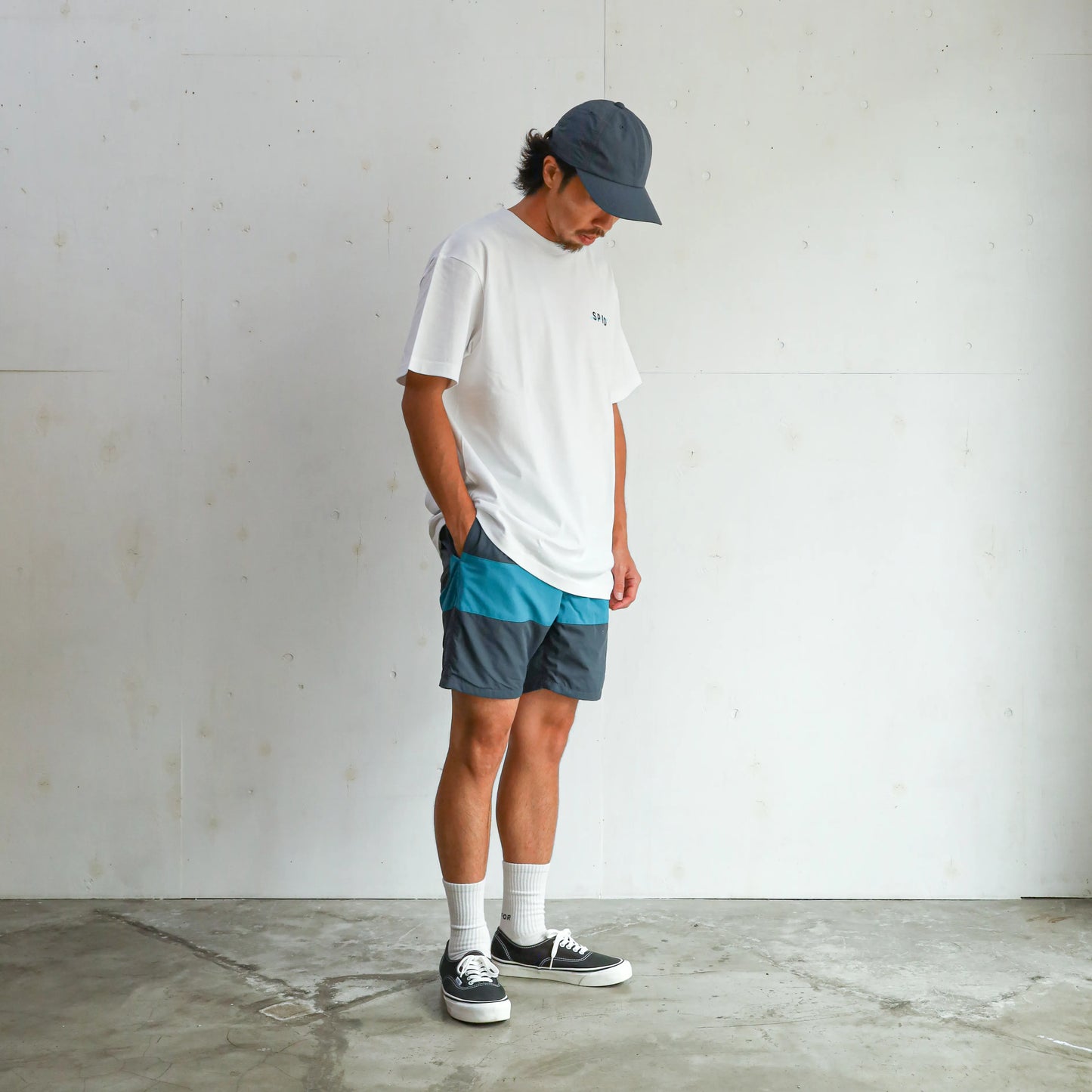COAST Ⅱ CENTER LINE - CHACOAL×TEAL
