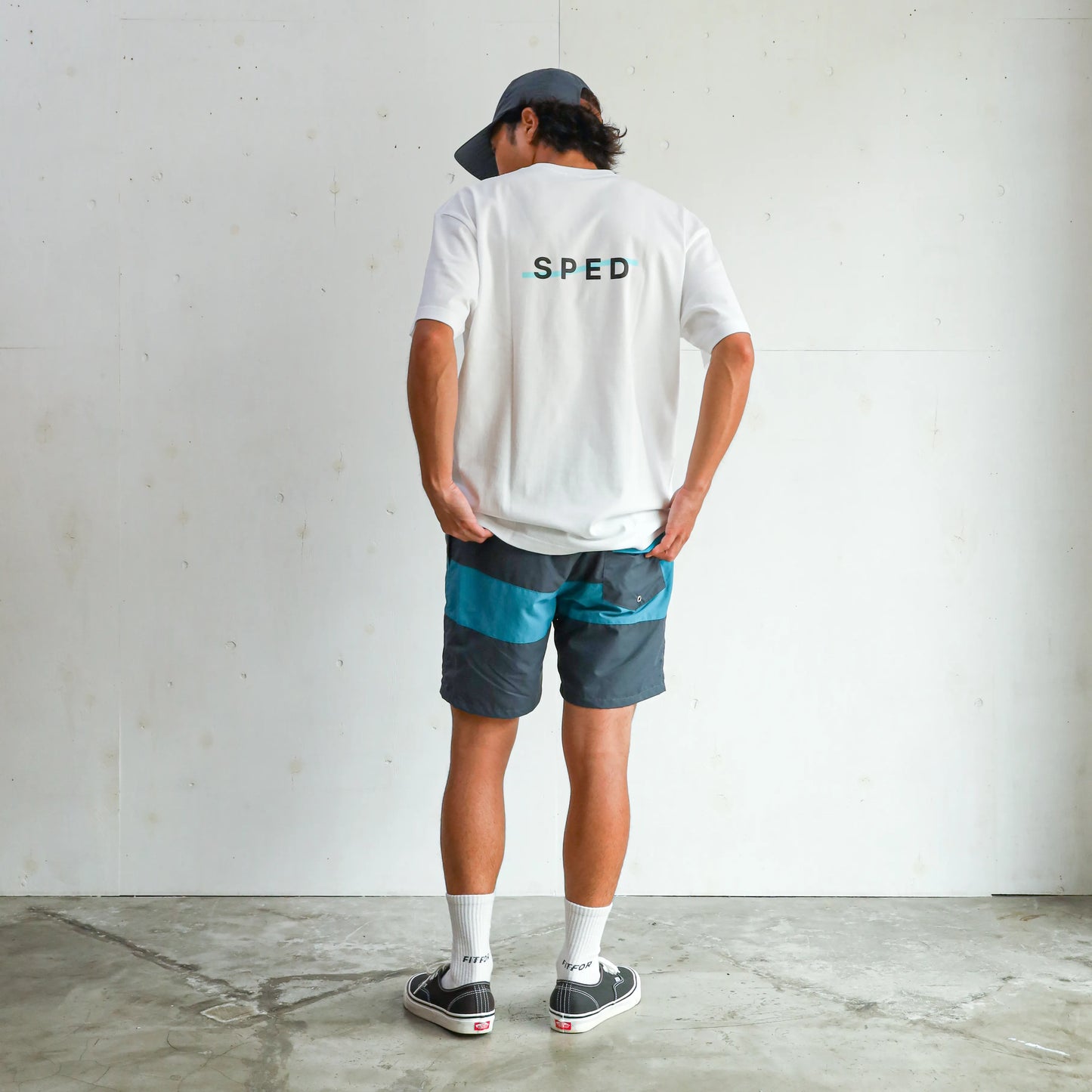 COAST Ⅱ CENTER LINE - CHACOAL×TEAL