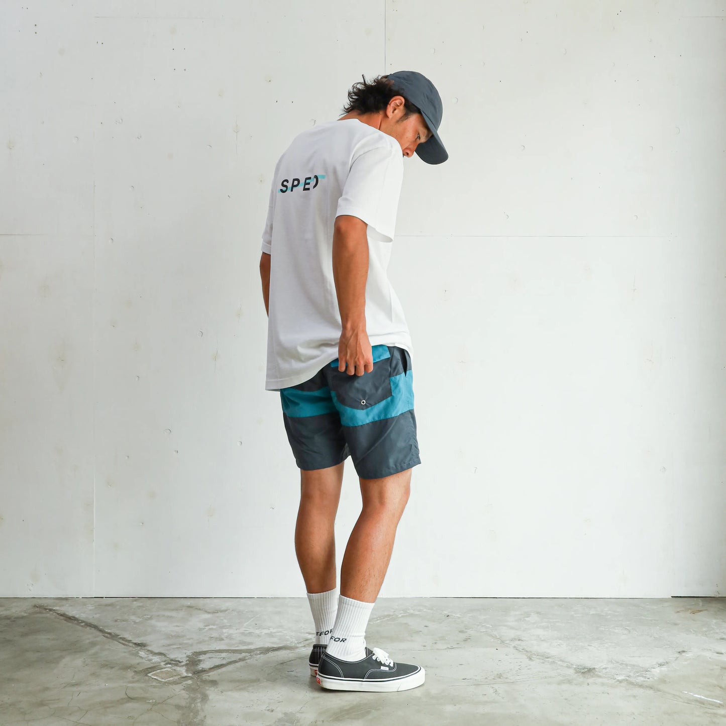 COAST Ⅱ CENTER LINE - CHACOAL×TEAL