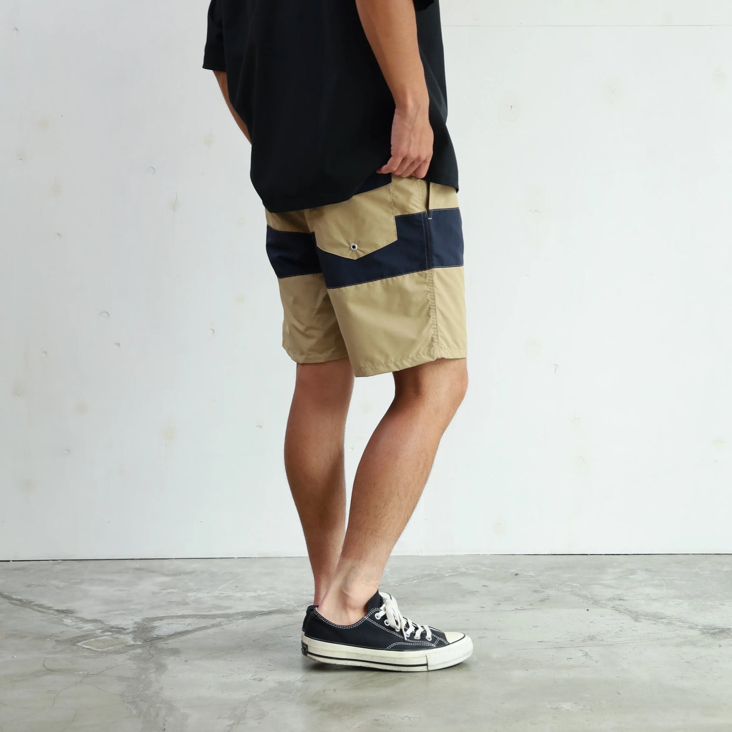 COAST Ⅱ CENTER LINE - BEIGE×NAVY