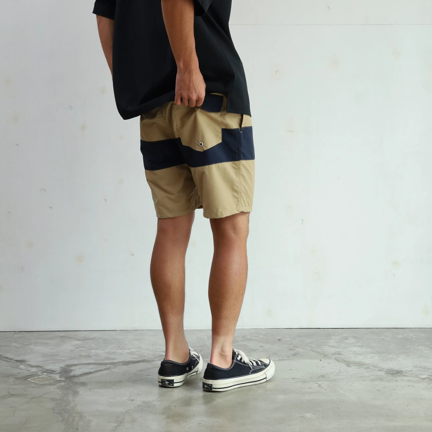 COAST Ⅱ CENTER LINE - BEIGE×NAVY