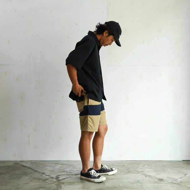 COAST Ⅱ CENTER LINE - BEIGE×NAVY