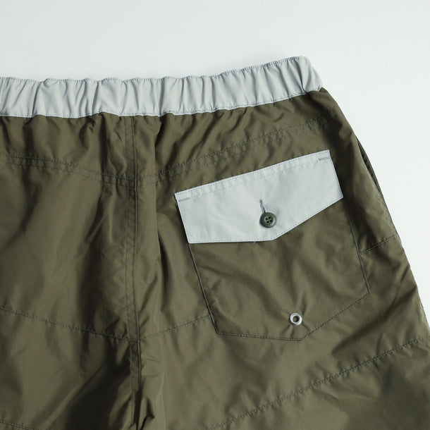 BOARD SHORTS 3LINE KHAKI×GRAY