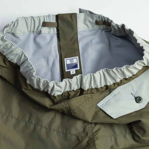 BOARD SHORTS 3LINE KHAKI×GRAY