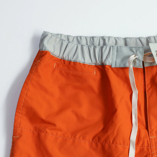 BOARD SHORTS 3LINE ORANGE×GRAY