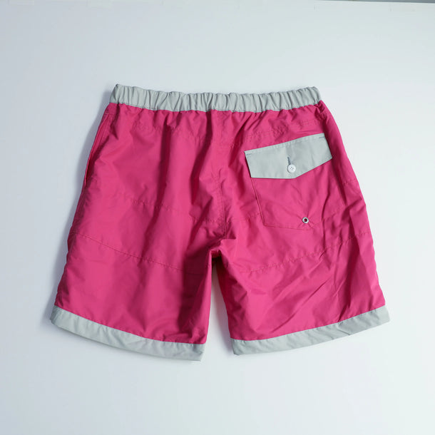 BOARD SHORTS 3LINE - LT PURPLE×GRAY