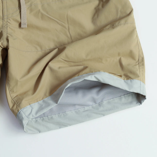 BOARD SHORTS 3LINE BEIGE×GRAY