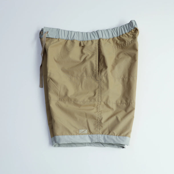BOARD SHORTS 3LINE BEIGE×GRAY
