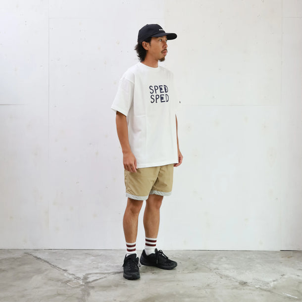 BOARD SHORTS 3LINE BEIGE×GRAY