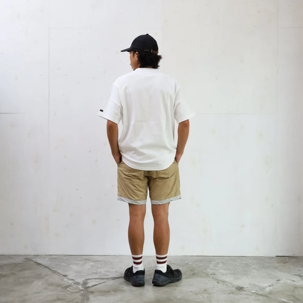BOARD SHORTS 3LINE BEIGE×GRAY
