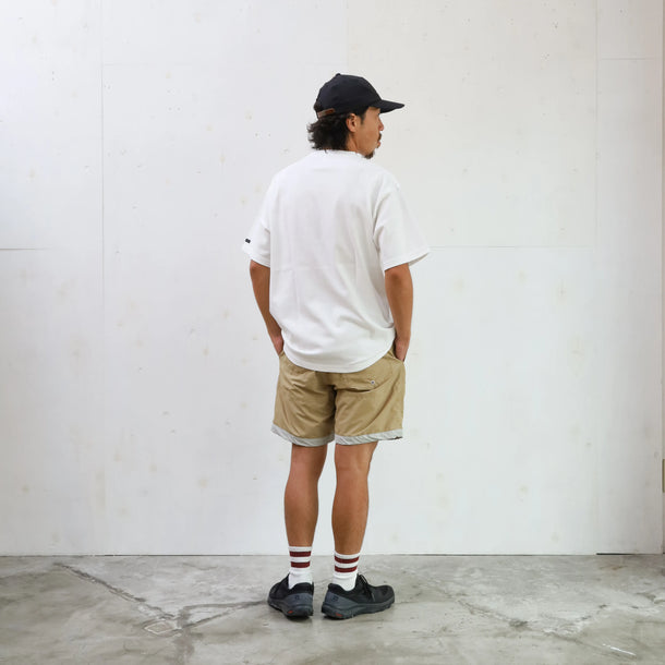 BOARD SHORTS 3LINE BEIGE×GRAY