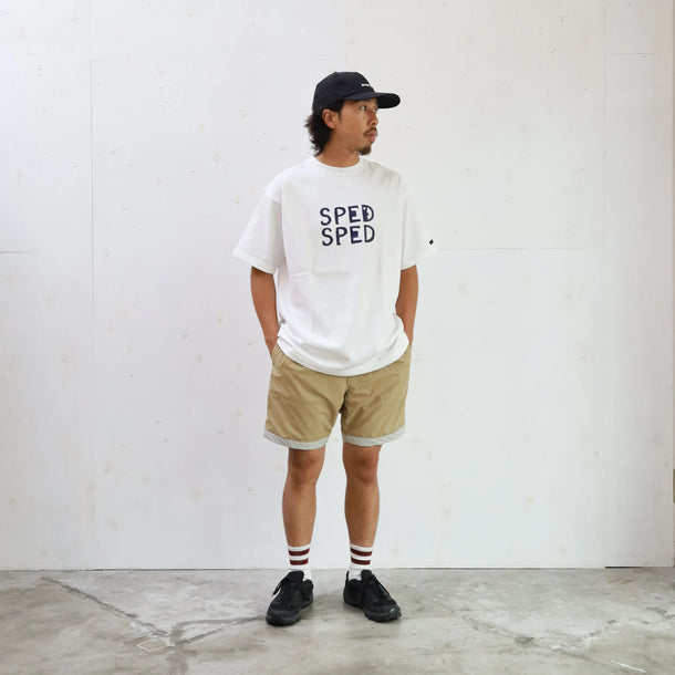 BOARD SHORTS 3LINE BEIGE×GRAY
