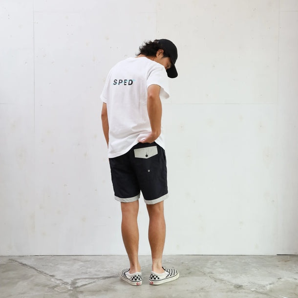 BOARD SHORTS 3LINE BLACK×GRAY