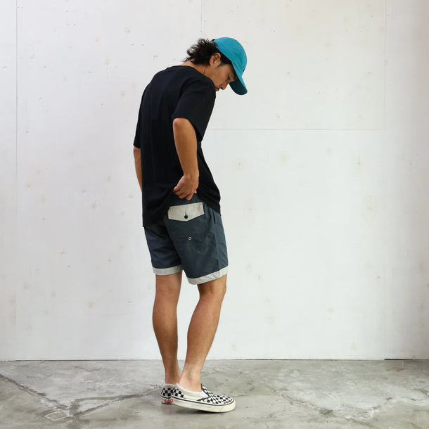 BOARD SHORTS 3LINE - CHARCOAL×GRAY