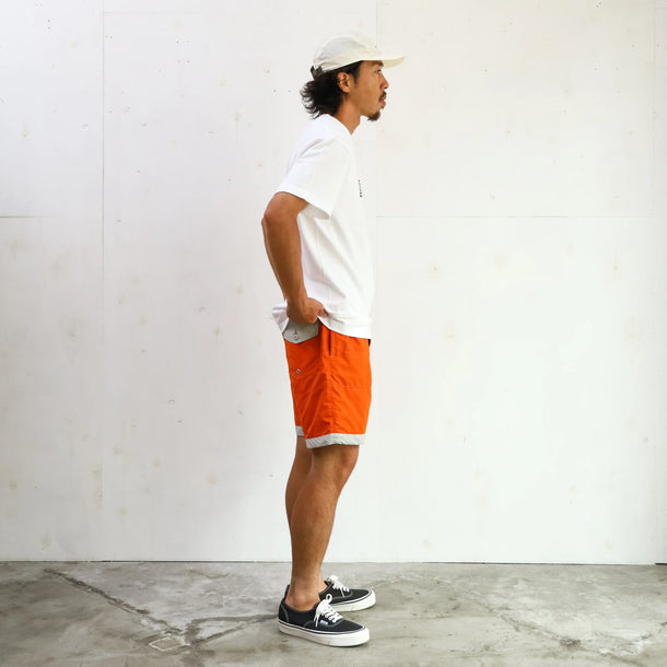 BOARD SHORTS 3LINE ORANGE×GRAY