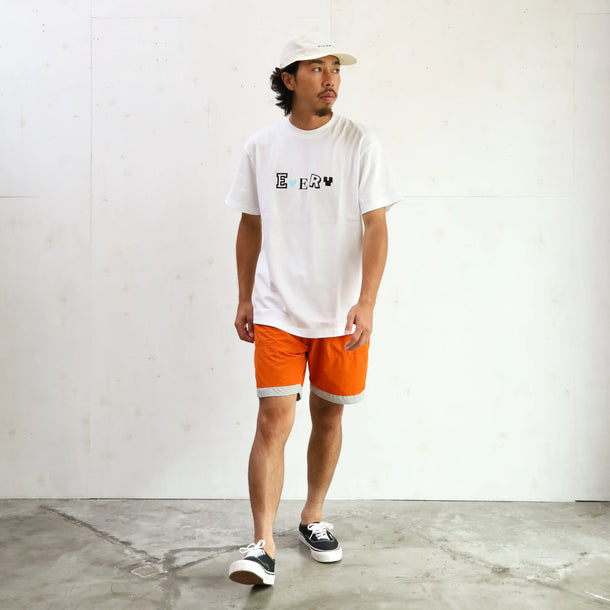 BOARD SHORTS 3LINE ORANGE×GRAY