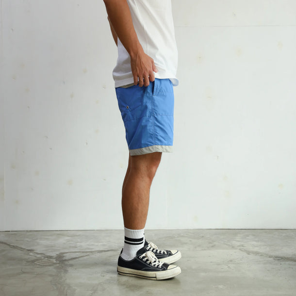 BOARD SHORTS 3LINE - BLUE×GRAY