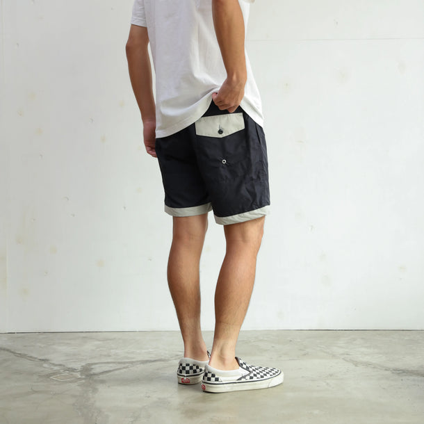BOARD SHORTS 3LINE BLACK×GRAY