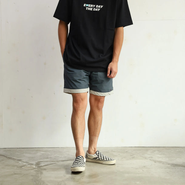 BOARD SHORTS 3LINE - CHARCOAL×GRAY
