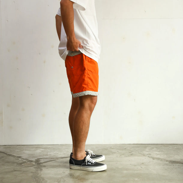 BOARD SHORTS 3LINE ORANGE×GRAY