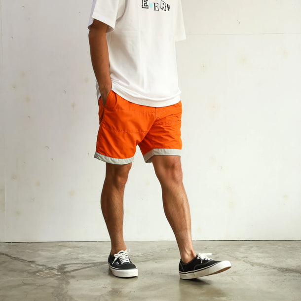 BOARD SHORTS 3LINE ORANGE×GRAY
