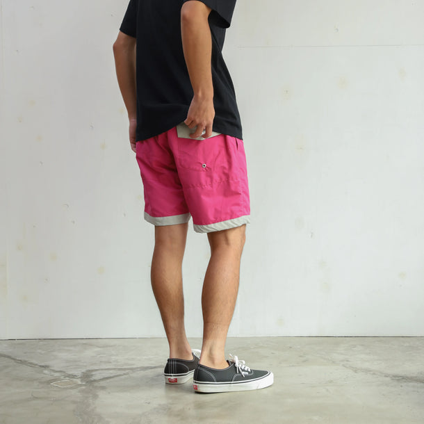 BOARD SHORTS 3LINE - LT PURPLE×GRAY