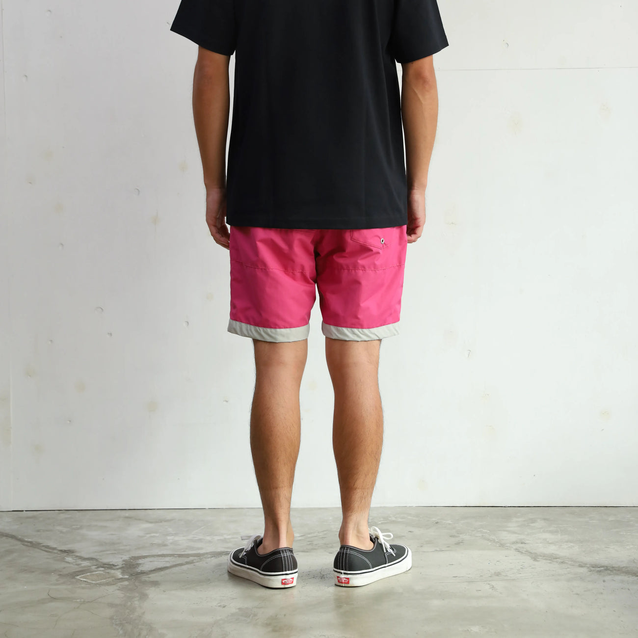 BOARD SHORTS 3LINE - LT PURPLE×GRAY