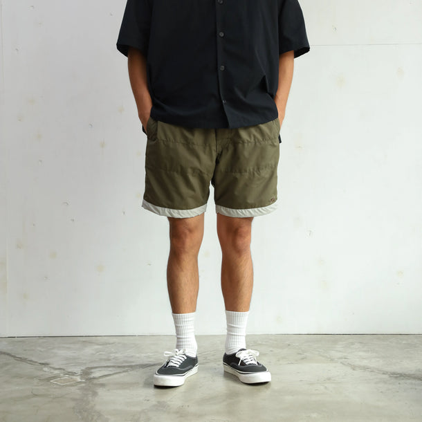 BOARD SHORTS 3LINE KHAKI×GRAY